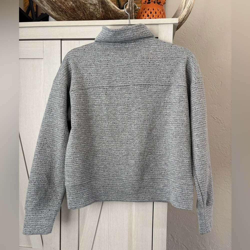 CALIA Lunar Jacquard Funnel Neck Size XS Gray - Picture 3 of 9